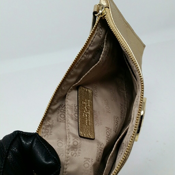 Michael kors Gold pencil makeup bag - Picture 6 of 8